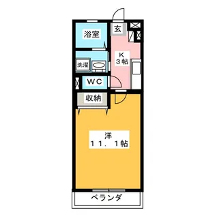 ミュゼ草薙【1階】の間取り