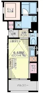 Moonshiny弐番館【6階】の間取り