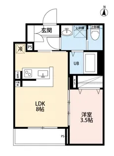 robot home 西国立【3階】の間取り