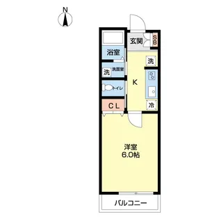 Ciel Bleu 吉川【2階】の間取り