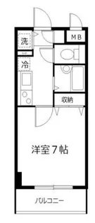 アサイガーデンコート【4階】の間取り