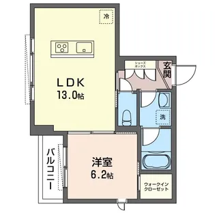 RESIDENCE上野の森【3階】の間取り