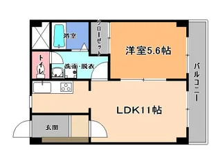 シャングリラ今泉【2階】の間取り