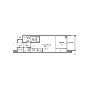 ArtizA瓦屋町I【2階】の間取り