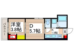 ベスト大和【1階】の間取り