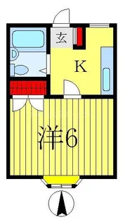 コーポ88【2階】の間取り