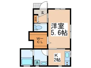 コーポE・K【1階】の間取り