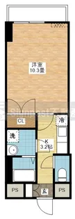ロイヤル花丘【4階】の間取り