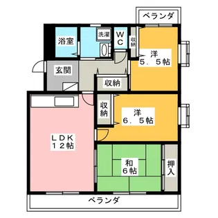 エスパレス湘南【2階】の間取り