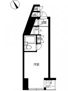 スカイコート田端【10階】の間取り