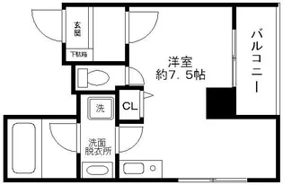グランドベル【4階】の間取り