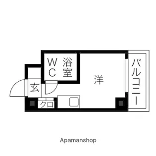 ソシオリバーハイツ【4階】の間取り