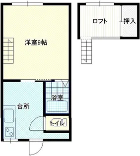 ヒルズヨシダ1号館【2階】の間取り