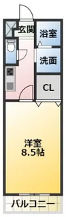 アンプルール リーブル Soleado【1階】の間取り