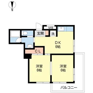 ミツミレジデンス葛西【4階】の間取り