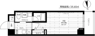 ステージグランデ神楽坂【1階】の間取り