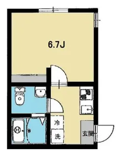ストラーダ本町通【1階】の間取り