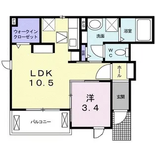 ラ・コルツァIII【1階】の間取り