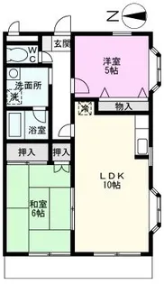ウッドビレッジ【1階】の間取り