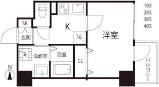 Trimestoriel【1階】の間取り