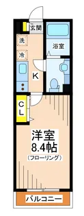 AKマンションV【2階】の間取り