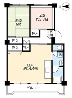UR水草【8階】の間取り