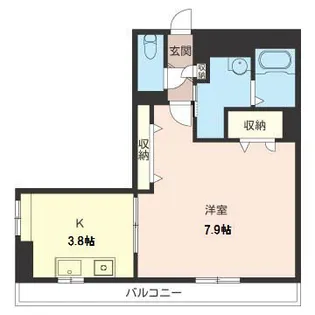 Garden Hall【2階】の間取り