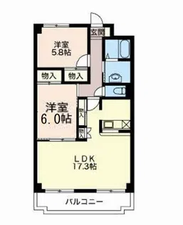キンミツワ司ビル【3階】の間取り