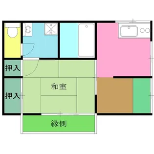 品田アパート【1階】の間取り