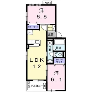 アーバンレジデンスK II【2階】の間取り