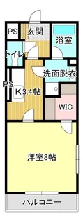 Aries Garden【1階】の間取り