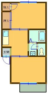 メイプルハイツ【2階】の間取り