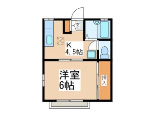 グリ-ンヒロ【1階】の間取り