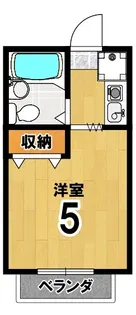 ウイングパレス15【2階】の間取り