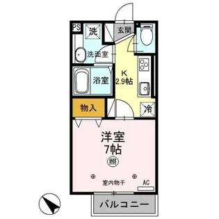 alveare(アルヴェアーレ)【2階】の間取り