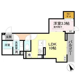 Asset-Court調布柴崎【3階】の間取り