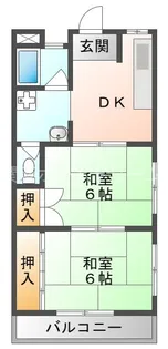 シャルム元町【2階】の間取り