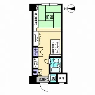 アルファコンフォート熊本【2階】の間取り
