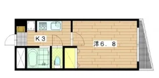 YSKIIIマンション【3階】の間取り