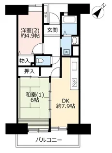 URアクティ北松戸【10階】の間取り