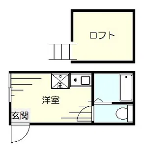 ユナイト大船サヘルローズ【1階】の間取り