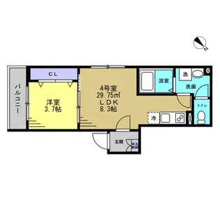 AJ津田沼【3階】の間取り