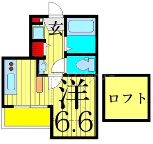 パークサイド堀切【3階】の間取り