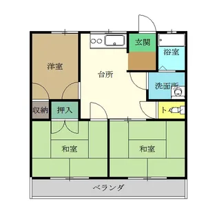 りんどう館【2階】の間取り