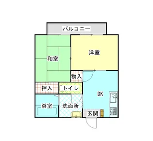 ファミーユ林が原【2階】の間取り