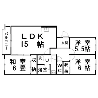 パシフィックマンションりんこう【3階】の間取り