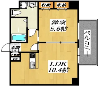 Azalea住吉【7階】の間取り