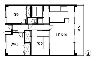 グランコート坂【6階】の間取り