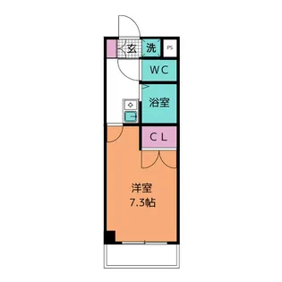 ラポールHASHIRA南【3階】の間取り