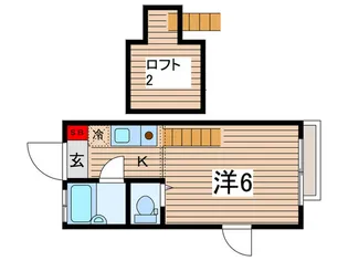 からぷ-や国立【2階】の間取り